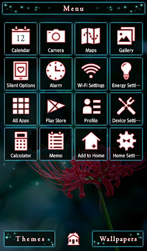 Butterfly and Red Spider Lily Screenshot 1