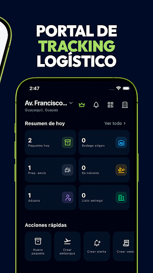 Traky: App para Courier Screenshot 2