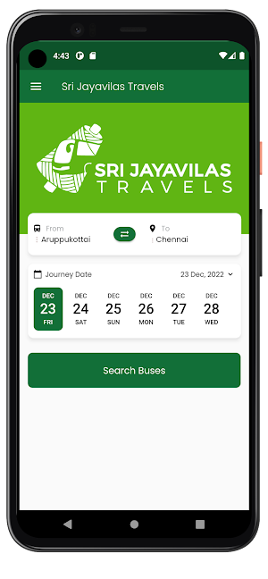 Sri Jayavilas Travels Screenshot 1