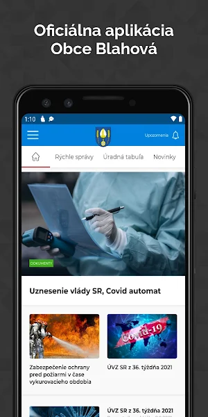 Obec Blahová Screenshot 0