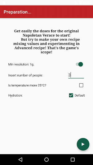 PizzApp - pizza calculator Screenshot 2