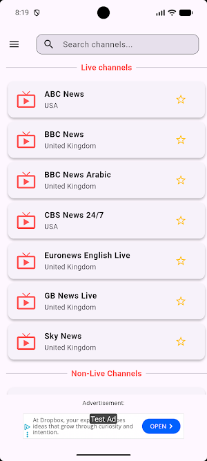 US & UK Live News TV Screenshot 1