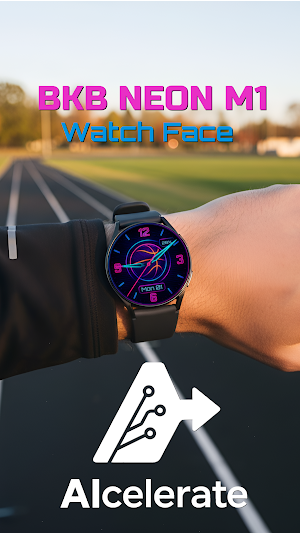 BKB NEON M1 Watch Face Screenshot 2