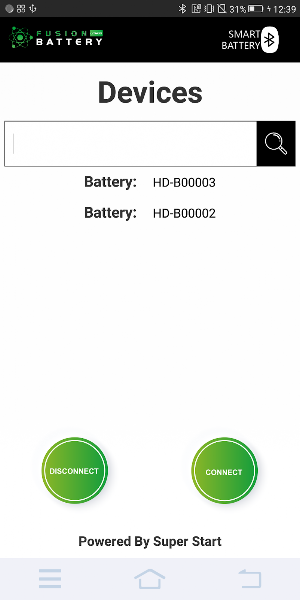 Fusion Battery Screenshot 2