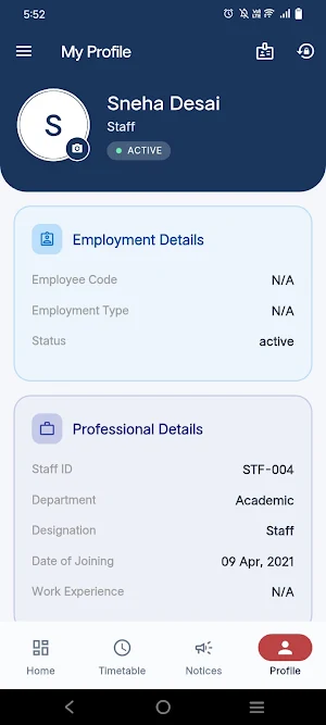 Hello Kidz School Staff Screenshot 2