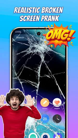 Broken Screen Prank & Sound Screenshot 0