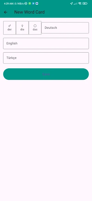 WordCard Screenshot 0