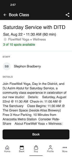 FlowWell Yoga + Wellness Screenshot 2