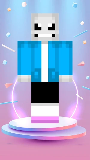 Sans Skin for Minecraft Screenshot 1