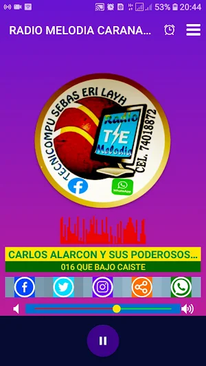 radio melodia caranavi 104.3 fm Screenshot 2