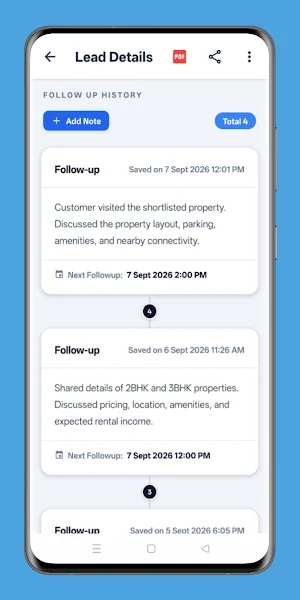 Client Lead FollowUp Smart CRM Screenshot 3