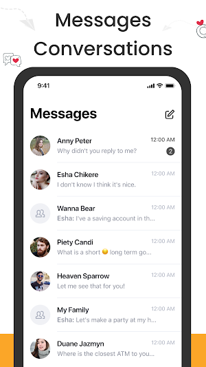 Messages : Text Messaging Screenshot 0