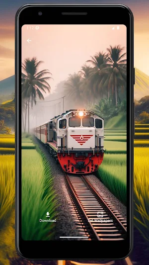 Wallpaper Kereta Api Indonesia Screenshot 2