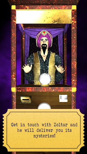 Zoltar fortune telling 3D Screenshot 0