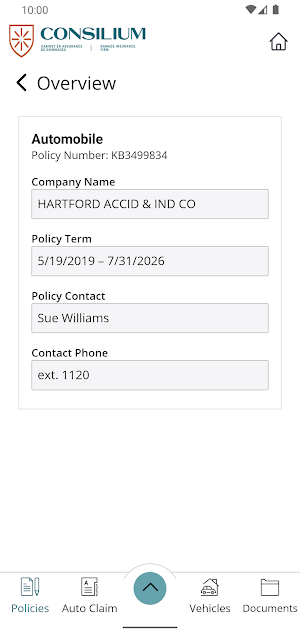 Consilium Assurances Screenshot 3