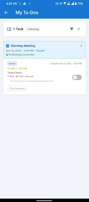 ASME Council Connect Screenshot 2