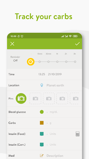 mySugr - Diabetes App & Blood Sugar Tracker Screenshot 1