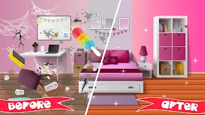 Messy Mansion Cleanup: Family Home Cleaning Game Screenshot 1