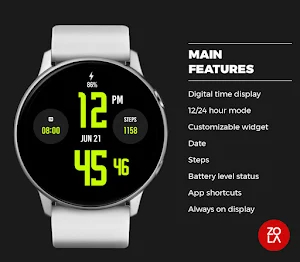 Hero Green Watch Face Screenshot 1