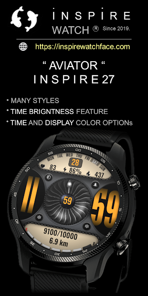 Aviator Digital Watch Face I27 Screenshot 0