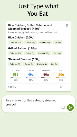 AI Calorie Counter & Tracker Screenshot 1
