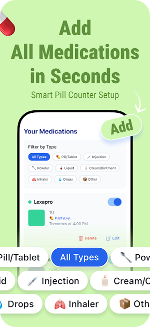 Meds: Pill Reminder & Tracker Screenshot 1