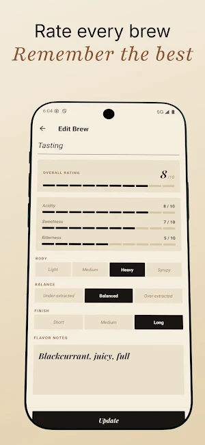Beanwise: Coffee Brew Tracker Screenshot 3