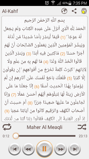 MP3 Quran - Multiple Reciters Screenshot 3