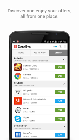 DataEye | Save Mobile Data Screenshot 3