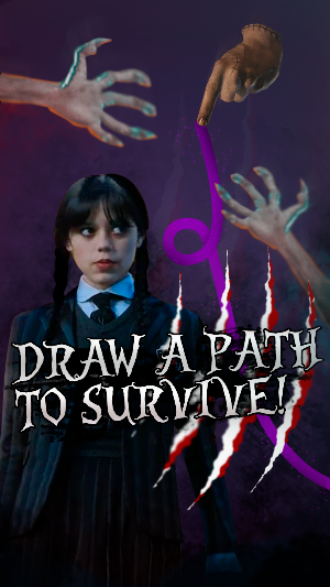 Wednesday Addams game Screenshot 1
