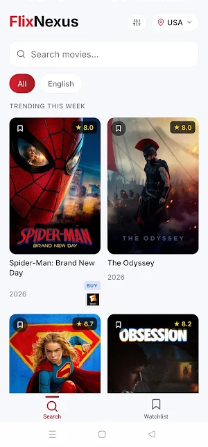FlixNexus: Where to Watch Screenshot 0