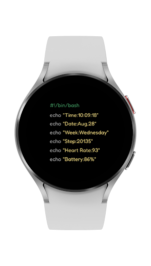Program code watch face Screenshot 2