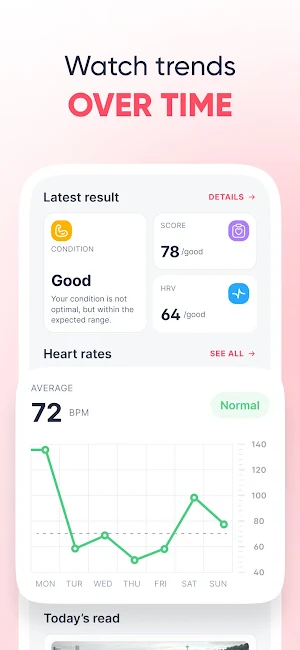 Monitor Heart Rate & Pulse Screenshot 2
