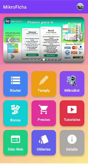 MikroFicha Screenshot 2