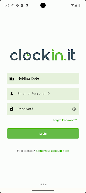 clockin.it register demo Screenshot 2