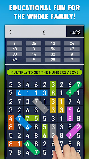 Hidden Numbers Math Game Screenshot 2