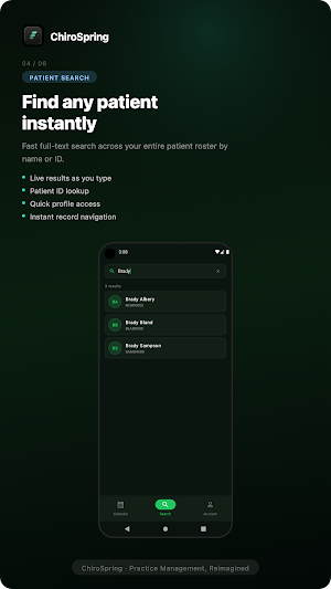 ChiroSpring Desktop - Mobile Screenshot 3