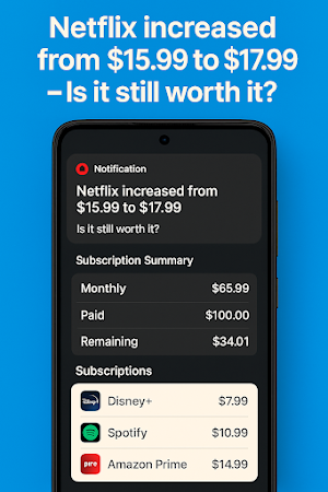 EasyBill: Subscription Manager Screenshot 1