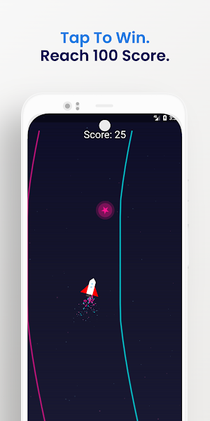 Tap Rocket X - Reach 100 Score Screenshot 2