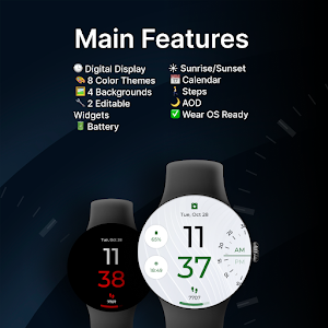 Classic Shapes Watch Face Screenshot 1