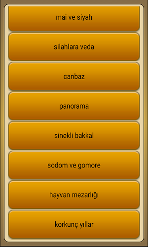 Roman Özetleri Screenshot 2