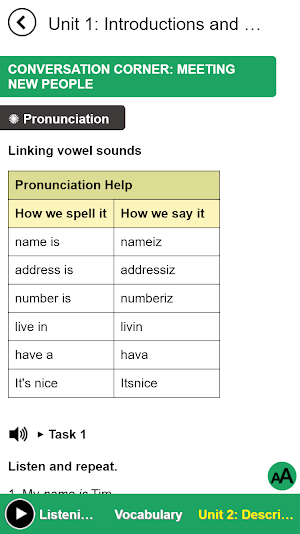 Basic Tactics for Listening, 3rd Edition Screenshot 2