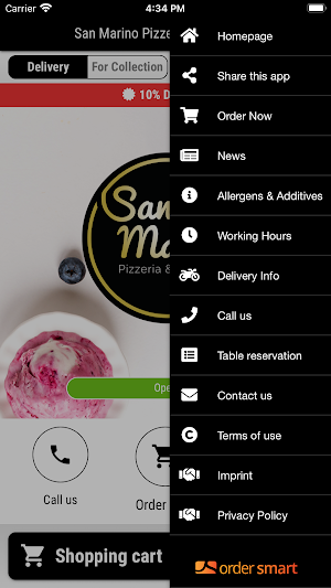 San Marino Pizzeria Eiscafe Screenshot 2