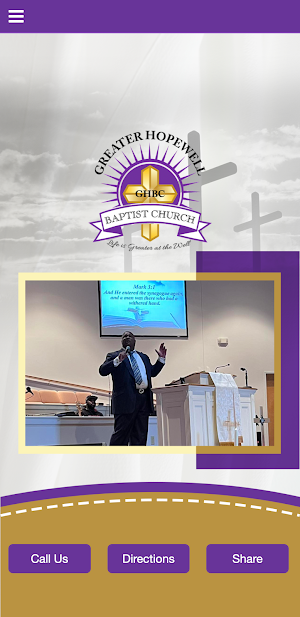 Greater Hopewell BaptistChurch Screenshot 0