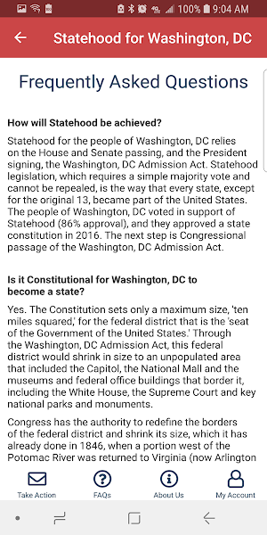 Statehood for Washington, DC Screenshot 3