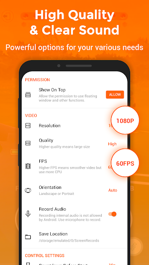 Screen Recorder & Video Recorder - XRecorder Screenshot 2