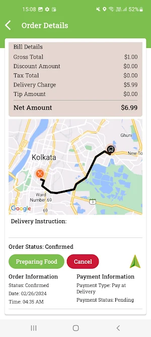 TropiCart Delivery Partner Screenshot 1