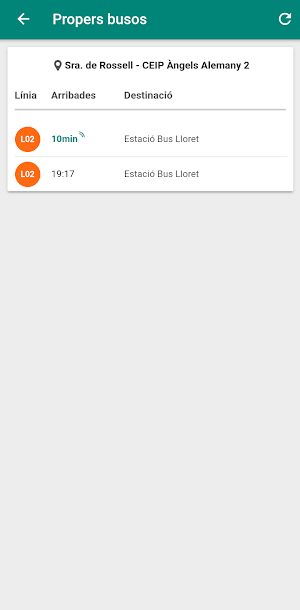 Lloret Bus Screenshot 2
