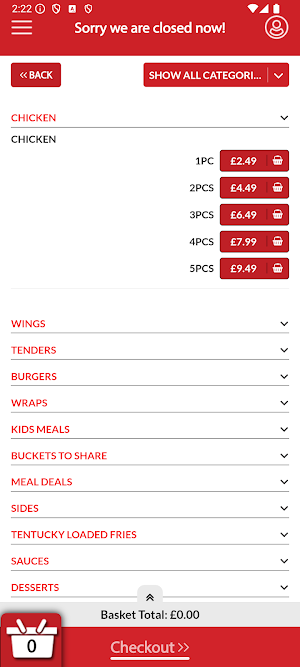 Tentucky Fried Chicken Screenshot 1