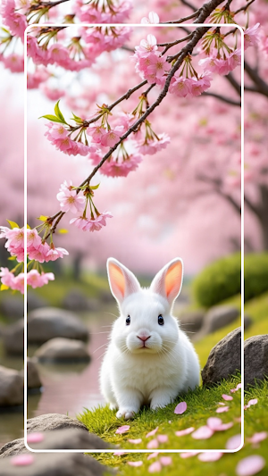 Cute Rabbit Wallpaper Screenshot 1